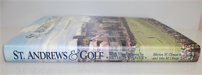 'St. Andrews & Golf' First Edition by Olman and Olman with Arthur Weaver Illustrations