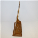 'To Gladys Cosgrove' Poem Carved on Wood by Johannesen