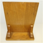 'To Gladys Cosgrove' Poem Carved on Wood by Johannesen