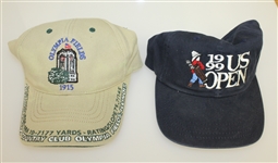 Four Golf Hats - 1999 US Open, Pebble Beach, Olympia Fields, and FDNY