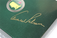 Arnold Palmer Signed 2010 Masters Logo Golf Ball Box with Sleeves JSA ALOA