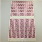 Bobby Jones & Babe Zaharias Unused Sheets of Stamps with Poster