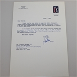 Seven Signed Letters by Trevino, Strange, Beman, Elder, Harbert, Crampton, & Graham JSA ALOA