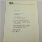 Seven Signed Letters by Trevino, Strange, Beman, Elder, Harbert, Crampton, & Graham JSA ALOA