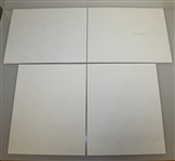 Ernie Els, Padraig Harrington, Paul Casey, & Luke Donald Signed 8x10 Photos JSA ALOA