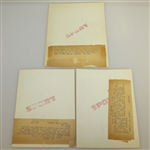 Three Denny Shute 1937 Original Press Photos