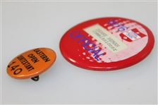 Deane Beman's 1976 Doral Eastern Open Official Badge & Contestant Badge #140