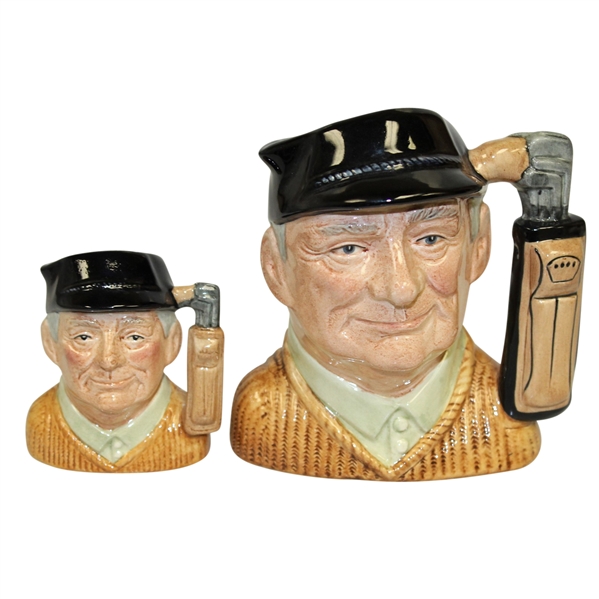 Two 1970 Royal Doulton Golfer Mugs