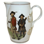 Mottahedeh Portugal Large Pitcher with V. Green Artwork Society of Goffers at Bleackheath