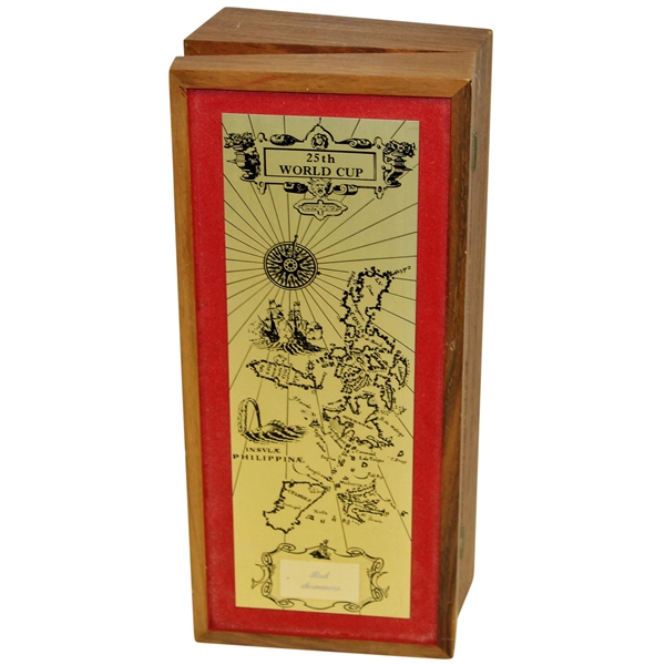 25th World Cup Philippines Commemorative Box - Bob Sommers Name Plate
