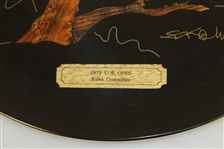 1972 US Open Rules Committee Large Plate - Monterey Cypress Inlaid