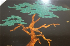 1972 US Open Rules Committee Large Plate - Monterey Cypress Inlaid