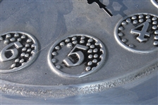 Golf Themed Pewter Golf Clock By Olde Country