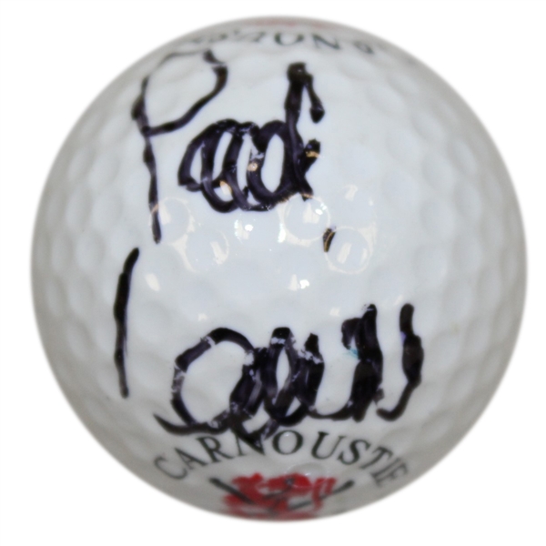 Paul Lawrie Signed 1999 Carnoustie OPEN Logo Golf Ball JSA ALOA