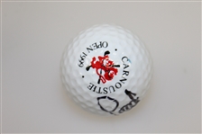 Paul Lawrie Signed 1999 Carnoustie OPEN Logo Golf Ball JSA ALOA