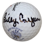 Billy Casper Signed Winged Foot Golf Club Logo Golf Ball JSA ALOA
