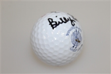 Billy Casper Signed Winged Foot Golf Club Logo Golf Ball JSA ALOA