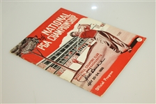 Jack Burke Signed 1956 PGA Championship at Blue Hill CC Program JSA ALOA