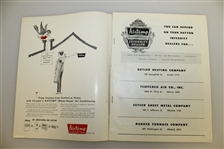 Lionel Herbert Signed 1957 PGA Championship at Miami Valley GC Program JSA ALOA