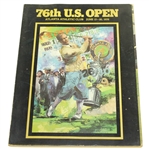 Jerry Pate Signed 1976 US Open Championship at Atlanta Athletic Club Program JSA ALOA