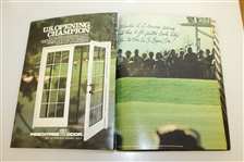 Jerry Pate Signed 1976 US Open Championship at Atlanta Athletic Club Program JSA ALOA