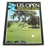 Hubert Green Signed 1977 US Open Championship at Southern Hills CC Program JSA ALOA