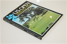 Hubert Green Signed 1977 US Open Championship at Southern Hills CC Program JSA ALOA