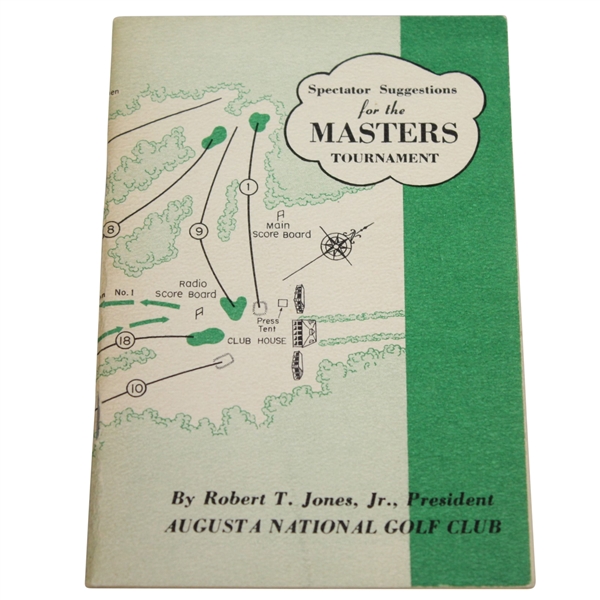 1951 Masters Tournament Spectator Guide - Ben Hogan Winner
