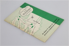 1951 Masters Tournament Spectator Guide - Ben Hogan Winner