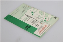 1964 Masters Tournament Spectator Guide - Arnold Palmer Winner