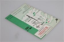 1965 Masters Tournament Spectator Guide - Jack Nicklaus Winner