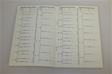 Deane Beman Signed 1959 British Amateur at Royal St. George's Program with Draw Sheet JSA ALOA