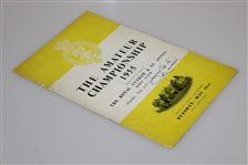 Joe Conrad Signed 1955 British Amateur at Royal Lytham & St. Annes GC Program JSA ALOA