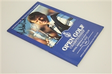 Ian Baker-Finch Signed 1991 OPEN Championship Program & Pairing Sheet JSA ALOA