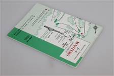 1962 Masters Tournament Spectator Guide - Arnold Palmer Winner