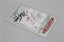 Nick Faldo Signed 1996 Masters Tournament Spectator Guide JSA ALOA