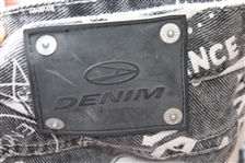 Don Cherry's Personal Denim Black & White 'Destroy' Jeans