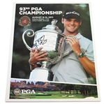 Keegan Bradley Signed 2011 PGA Championship at Atlanta Athletic Club Program JSA ALOA