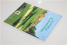 David Toms Signed 2001 PGA Championship at Atlanta Athletic Club Program JSA ALOA