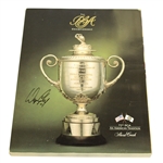 Wayne Grady Signed 1990 PGA Championship at Shoal Creek Official Program JSA ALOA