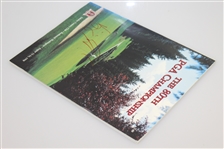 Vijay Singh Signed 1998 PGA Championship at Sahalee CC Official Program JSA ALOA