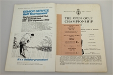 1966, 1970, & 1978 OPEN Championship Programs - Nicklaus Victories