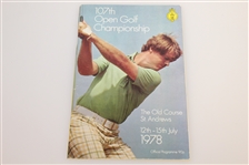 1966, 1970, & 1978 OPEN Championship Programs - Nicklaus Victories