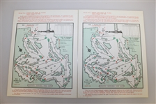 Complete Set of 1986 Thursday-Sunday Pairing Sheets with Spectator Guide