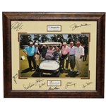 Multi-Signed 2014 The 3M Greats of Golf Photo - Stars with President Bush - Framed JSA ALOA