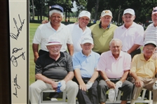 Multi-Signed 2012 Insperity Greats of Golf Photo - Big Three & others - Framed JSA ALOA