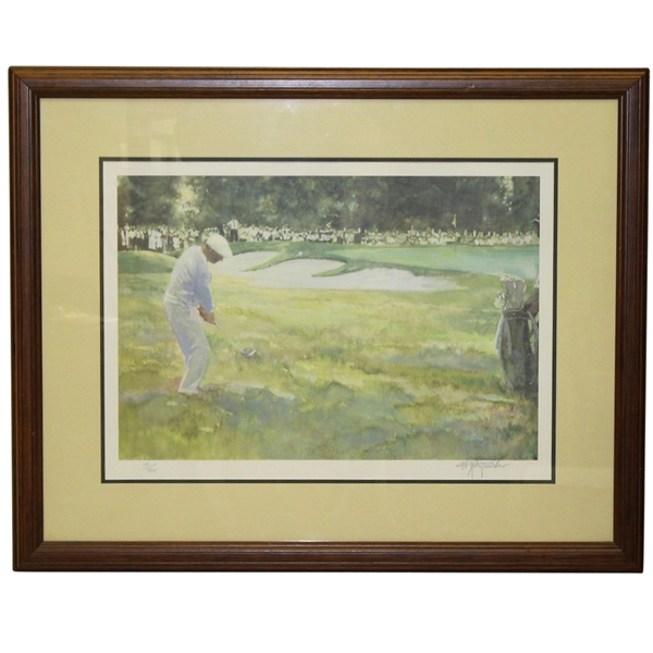 Ben Hogan Ltd Ed 161/500 Print Signed by Artist Walt Spitzmiller - Framed