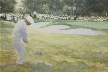 Ben Hogan Ltd Ed 161/500 Print Signed by Artist Walt Spitzmiller - Framed