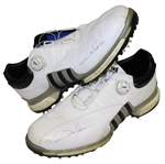 Jon Rahm Signed Personal Masters Final Round Used Golf Cleats JSA ALOA