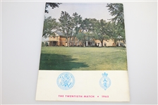 Deane Beman's 1965 The Walker Cup at Baltimore CC Official Program